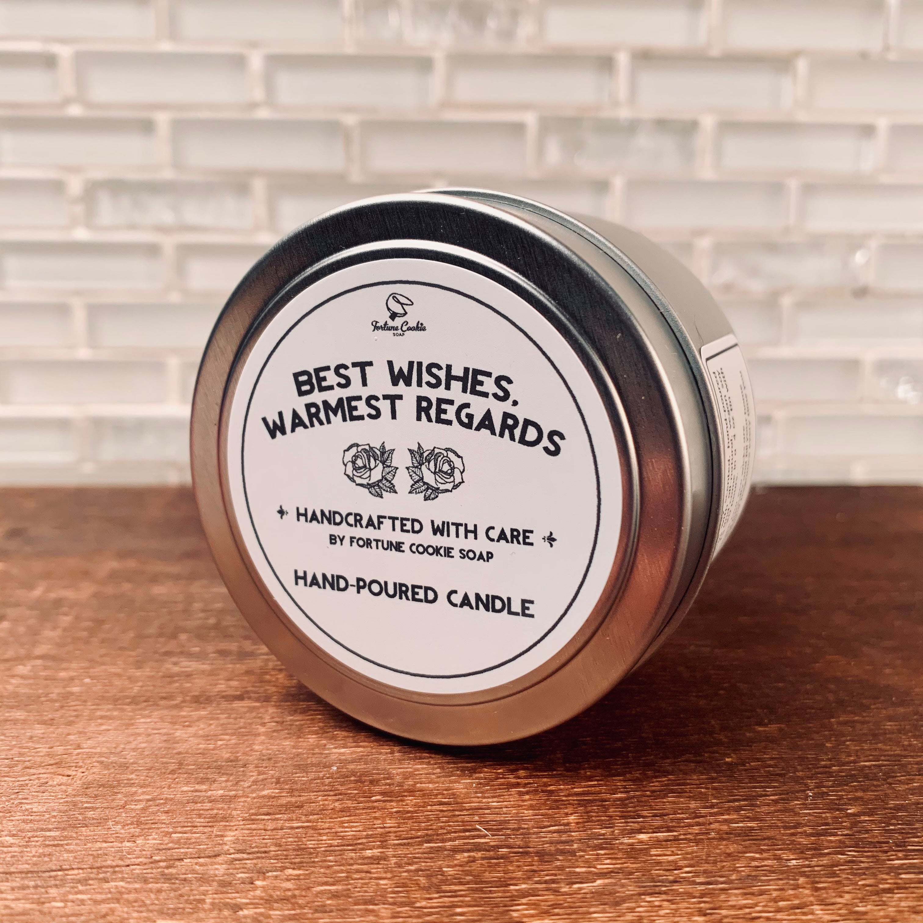 BEST WISHES, WARMEST REGARDS Candle