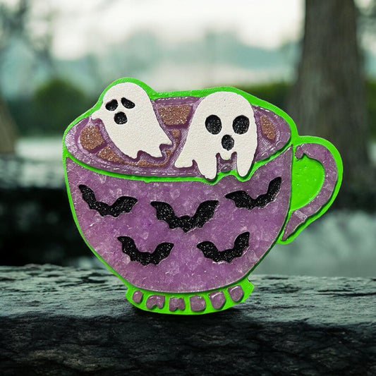 Boo Tea Cup Car Freshie