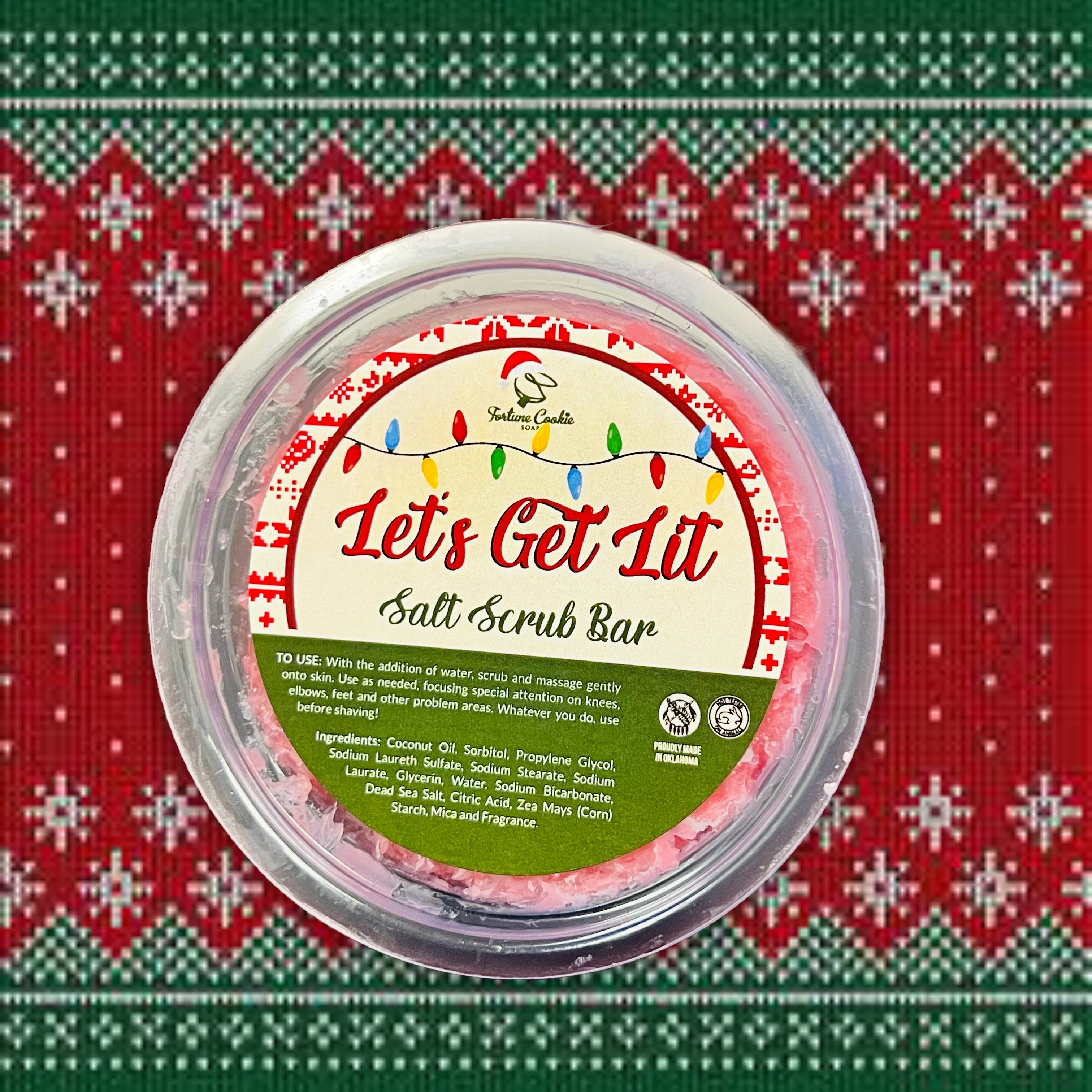 LET'S GET LIT Salt Scrub Bar