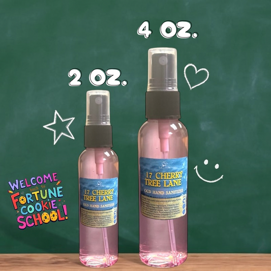 BACK TO SCHOOL 2oz Hand Sanitizer Spray