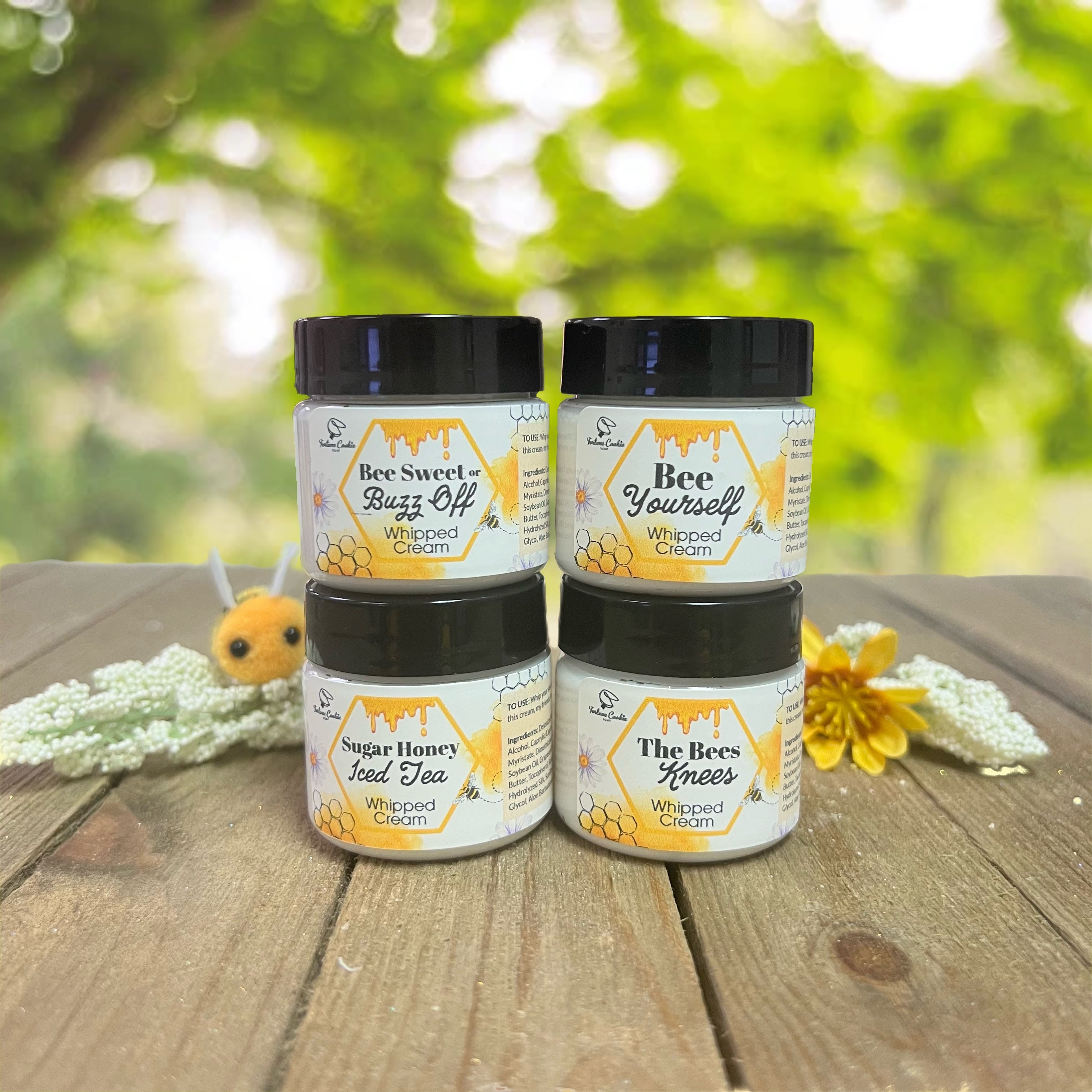 SWEETER THAN HONEY Whipped Cream Sampler