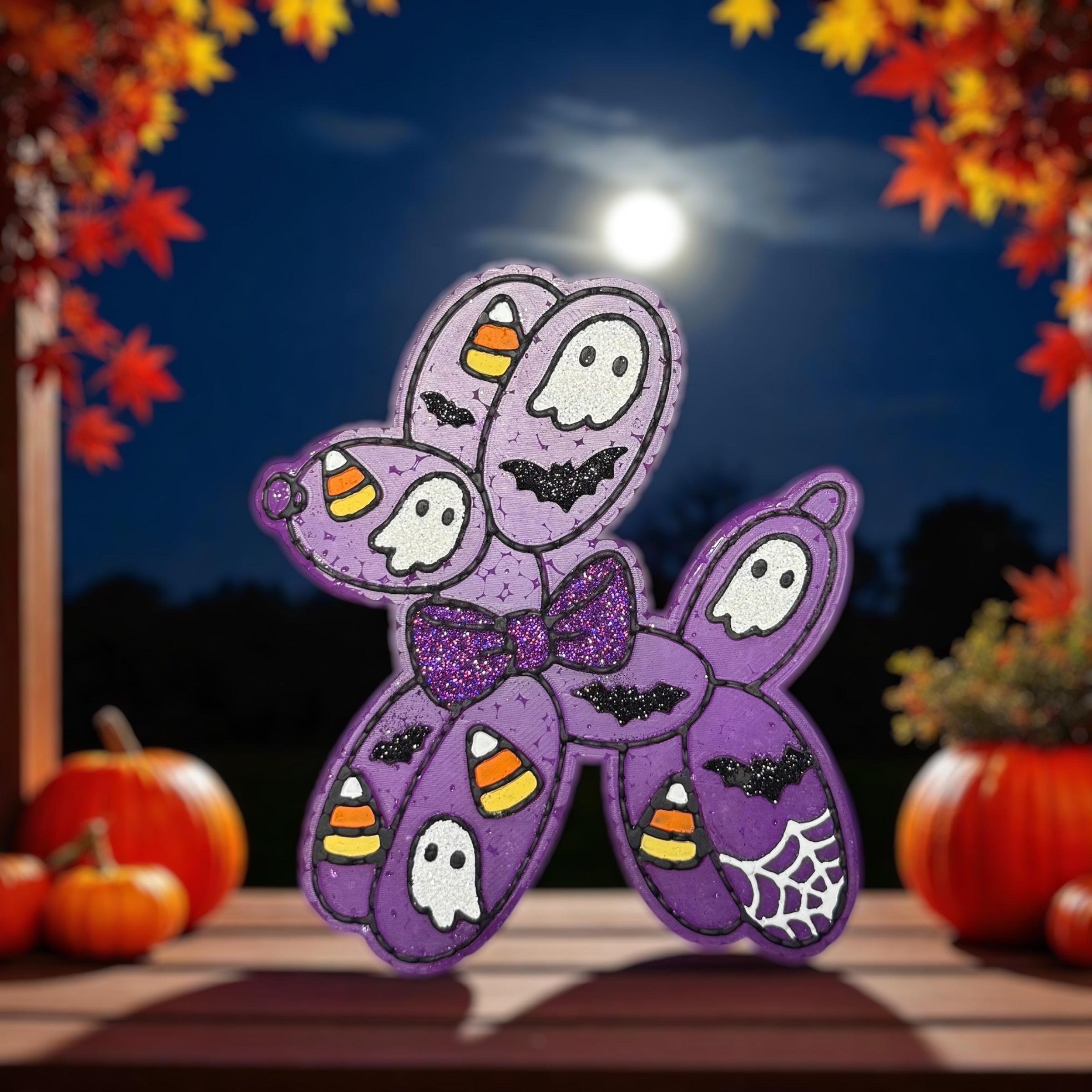 SPOOKY BALLOON DOG Car Freshie