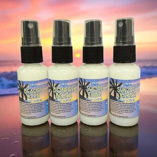 BEACH VIBES ONLY! Spray Lotion Sampler