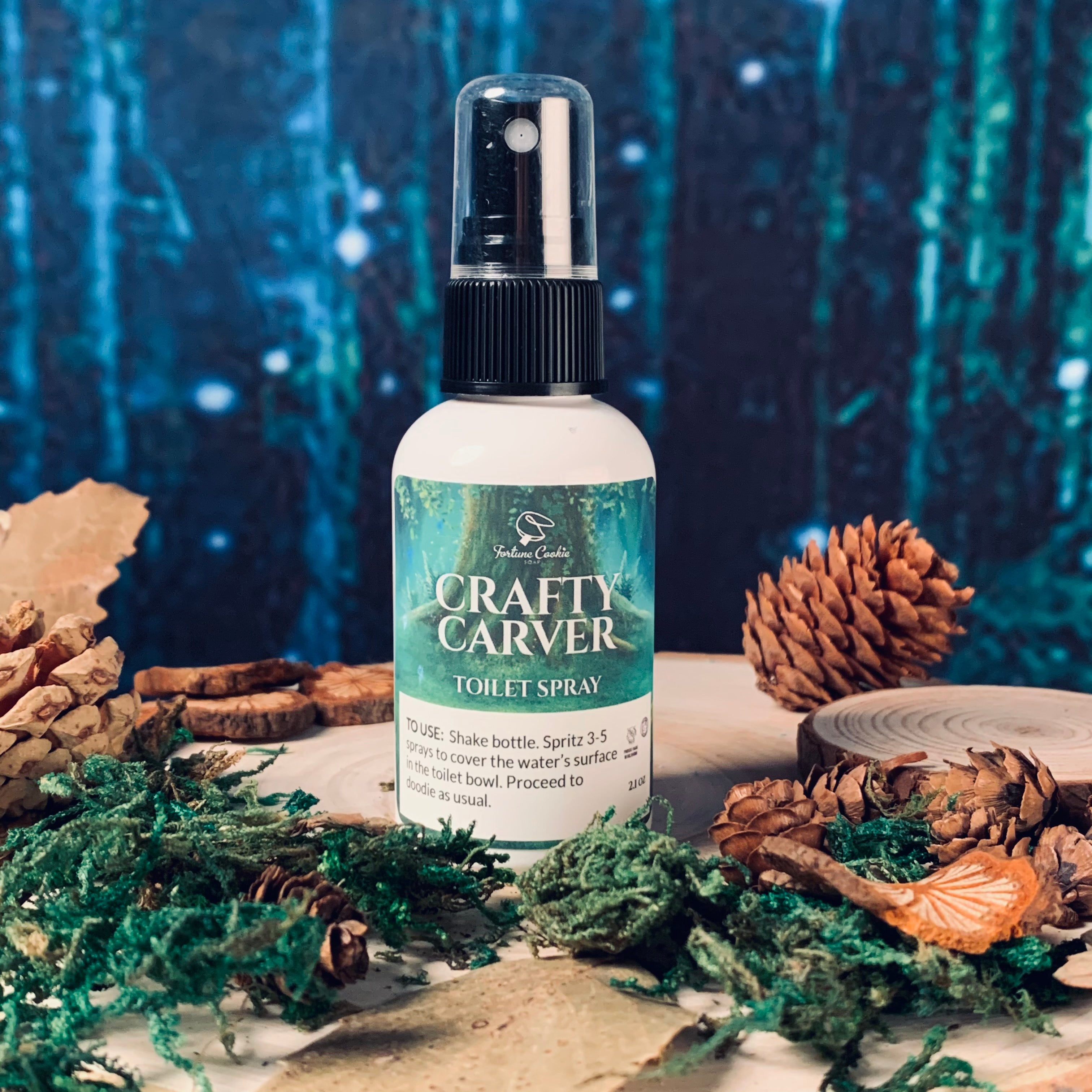 CRAFTY CARVER Toilet Spray