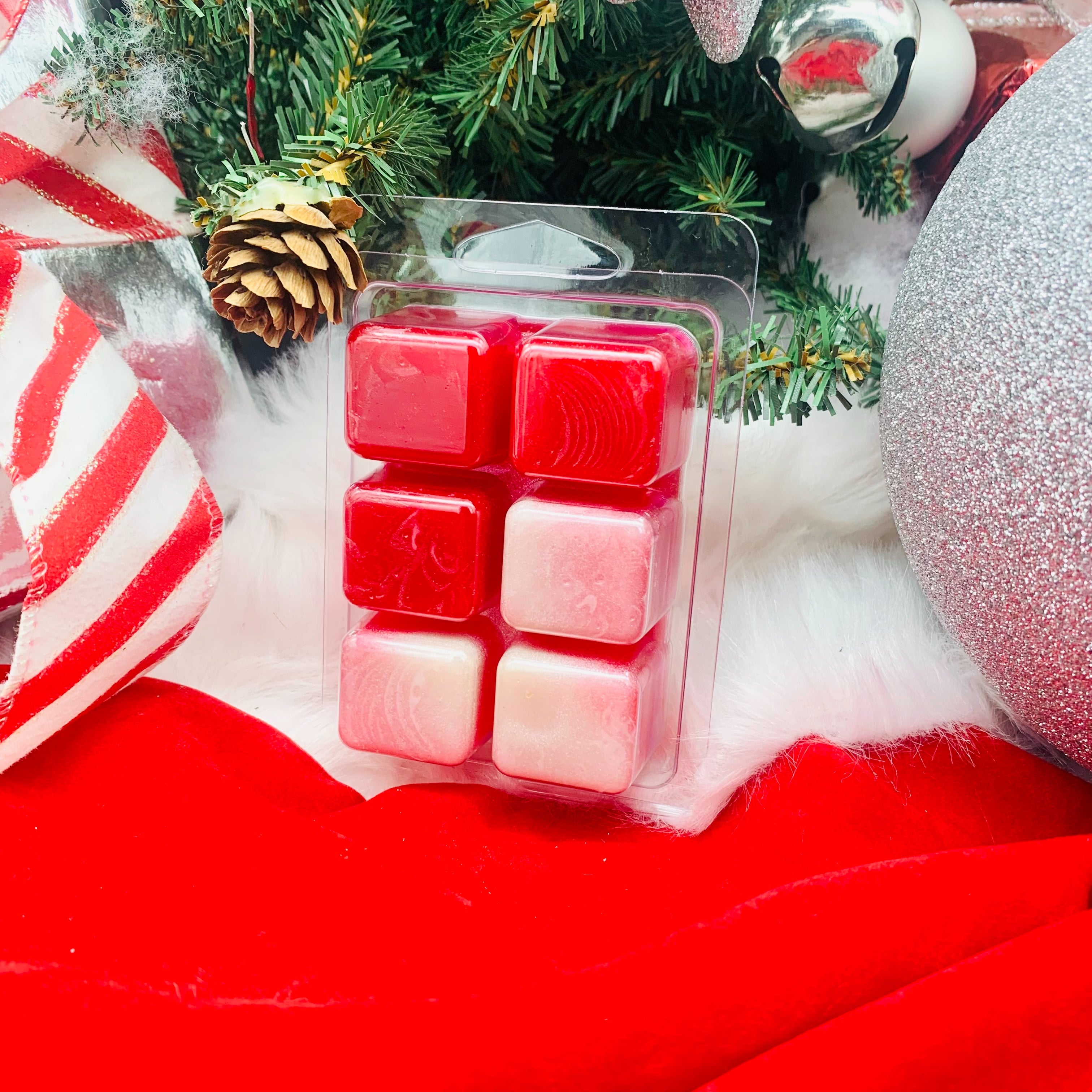 CANDY CANE FLUFF Wax Tarts