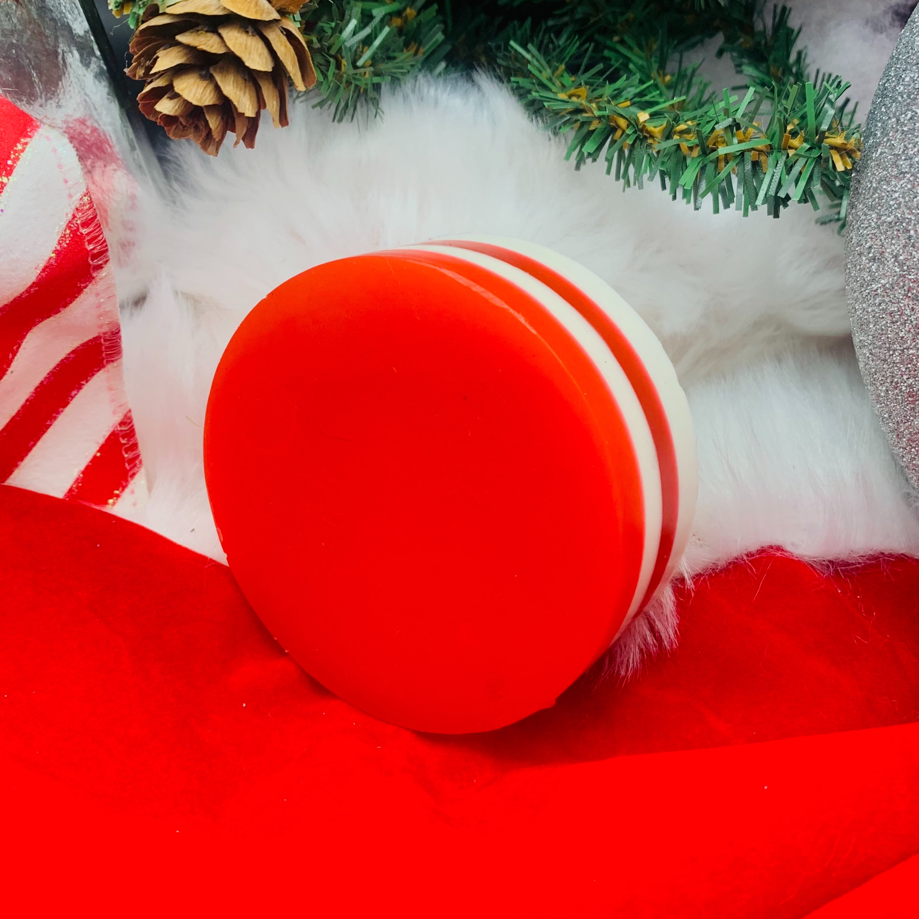 CANDY CANE FLUFF Bar Soap
