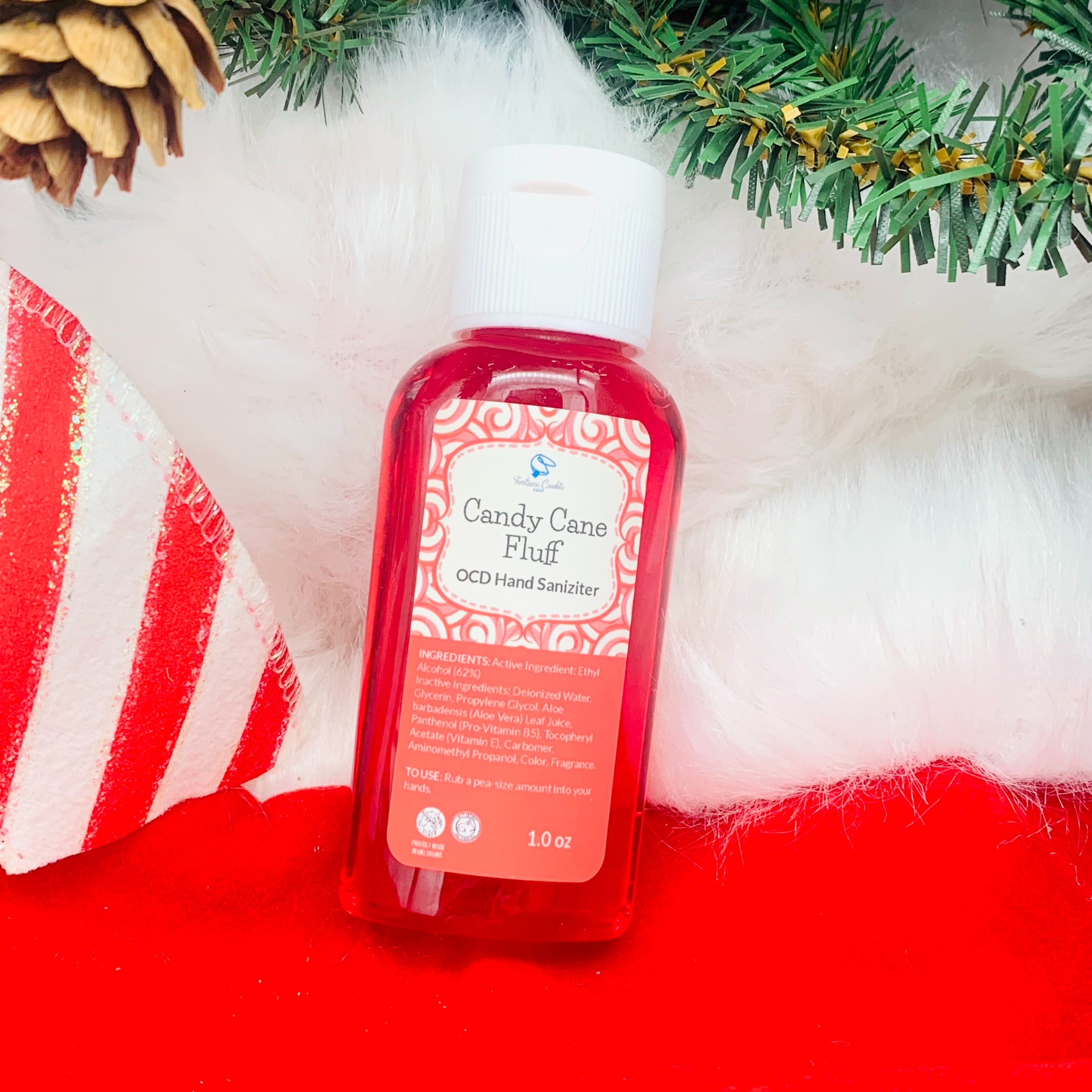 CANDY CANE FLUFF OCD Hand Sanitizer